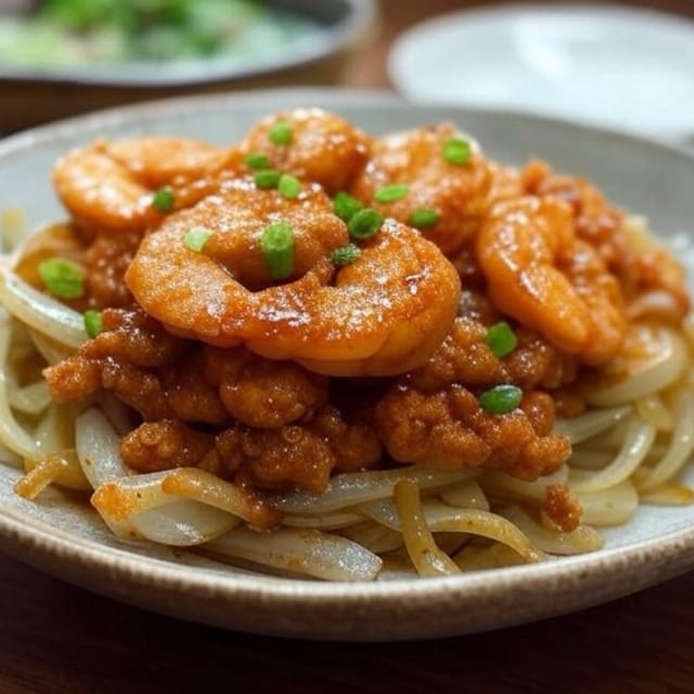 Spicy Shrimp Bulgogi.