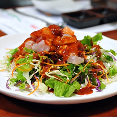 Spicy Sashimi Salad.
