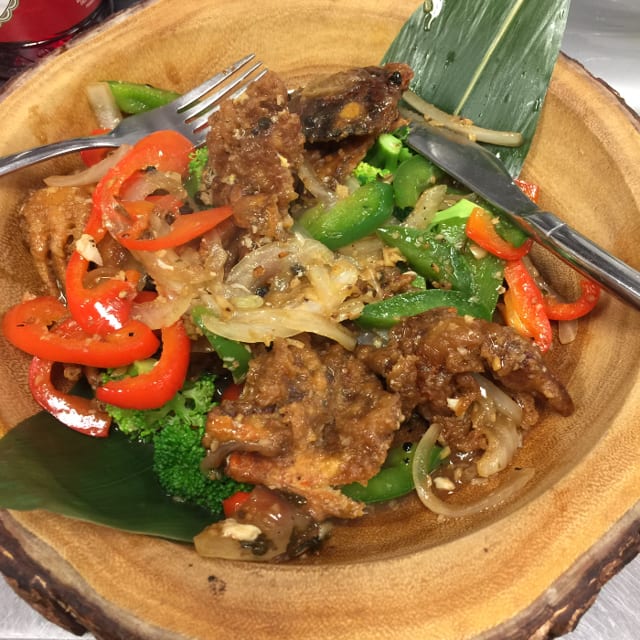Black Pepper Soft Shell Crab.