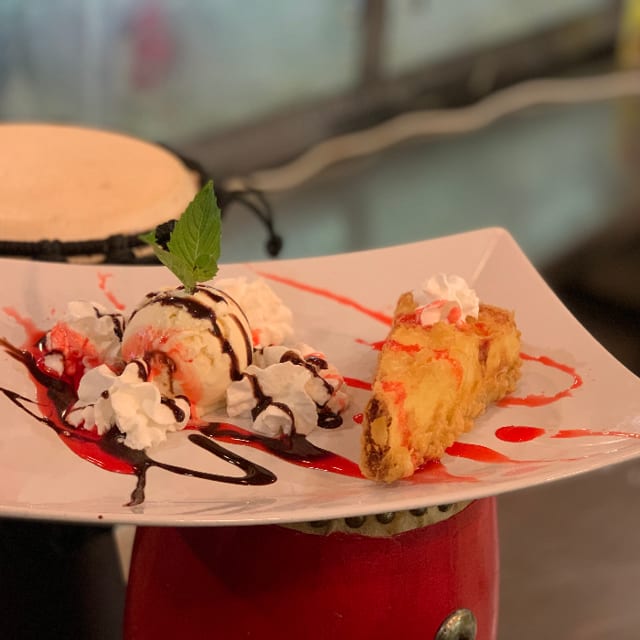Tempura Cheesecake.